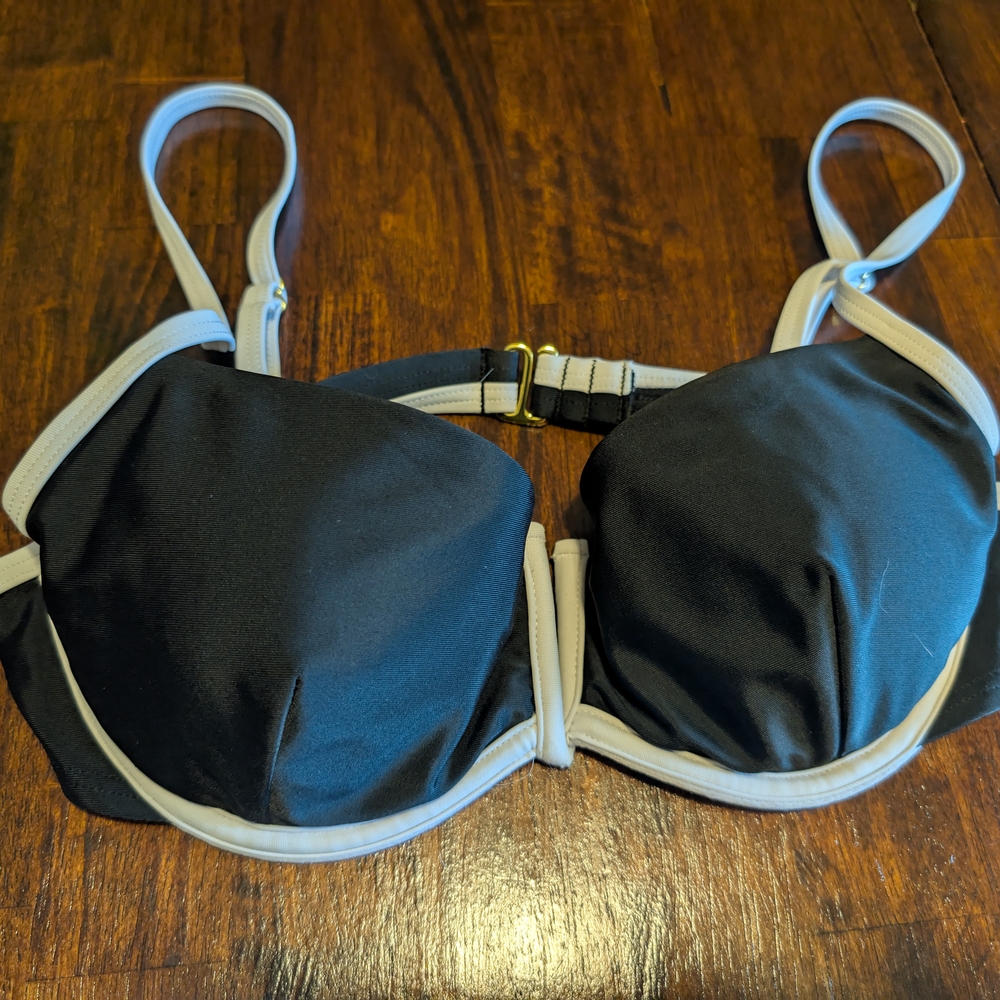 No Boundaries Black and Cream Bra